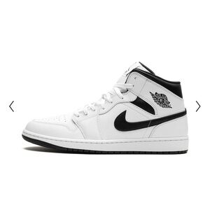 Nike Air Jordan Mid Storm Trooper White and Black Sneakers 3.5Y
